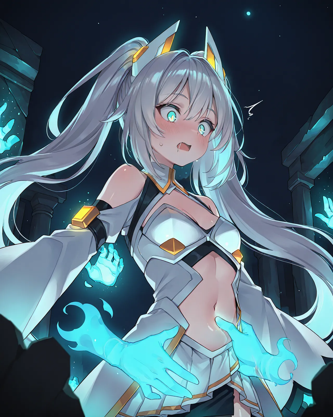 FinaAI Illustration Henshin Hiroin wa Haiboku o Shiranai Hazudatta Vol.01 - Image 89