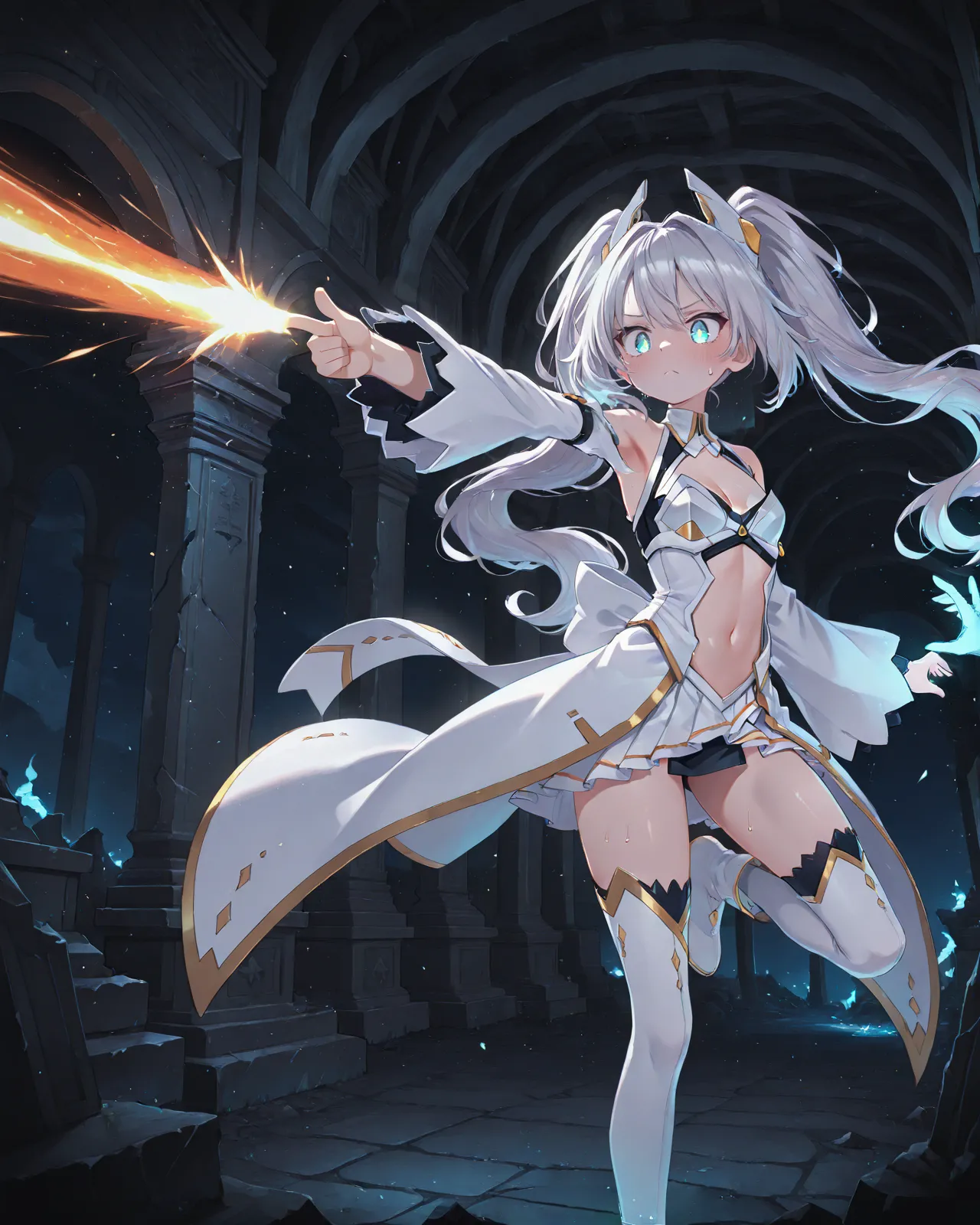 FinaAI Illustration Henshin Hiroin wa Haiboku o Shiranai Hazudatta Vol.01 - Image 91