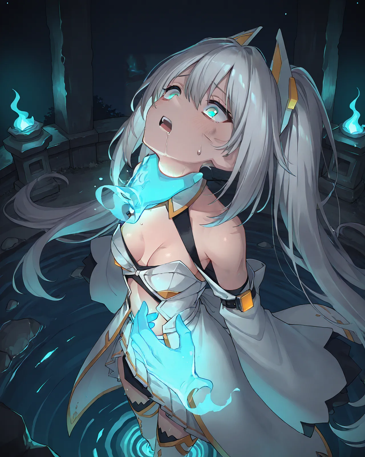 FinaAI Illustration Henshin Hiroin wa Haiboku o Shiranai Hazudatta Vol.01 - Image 92