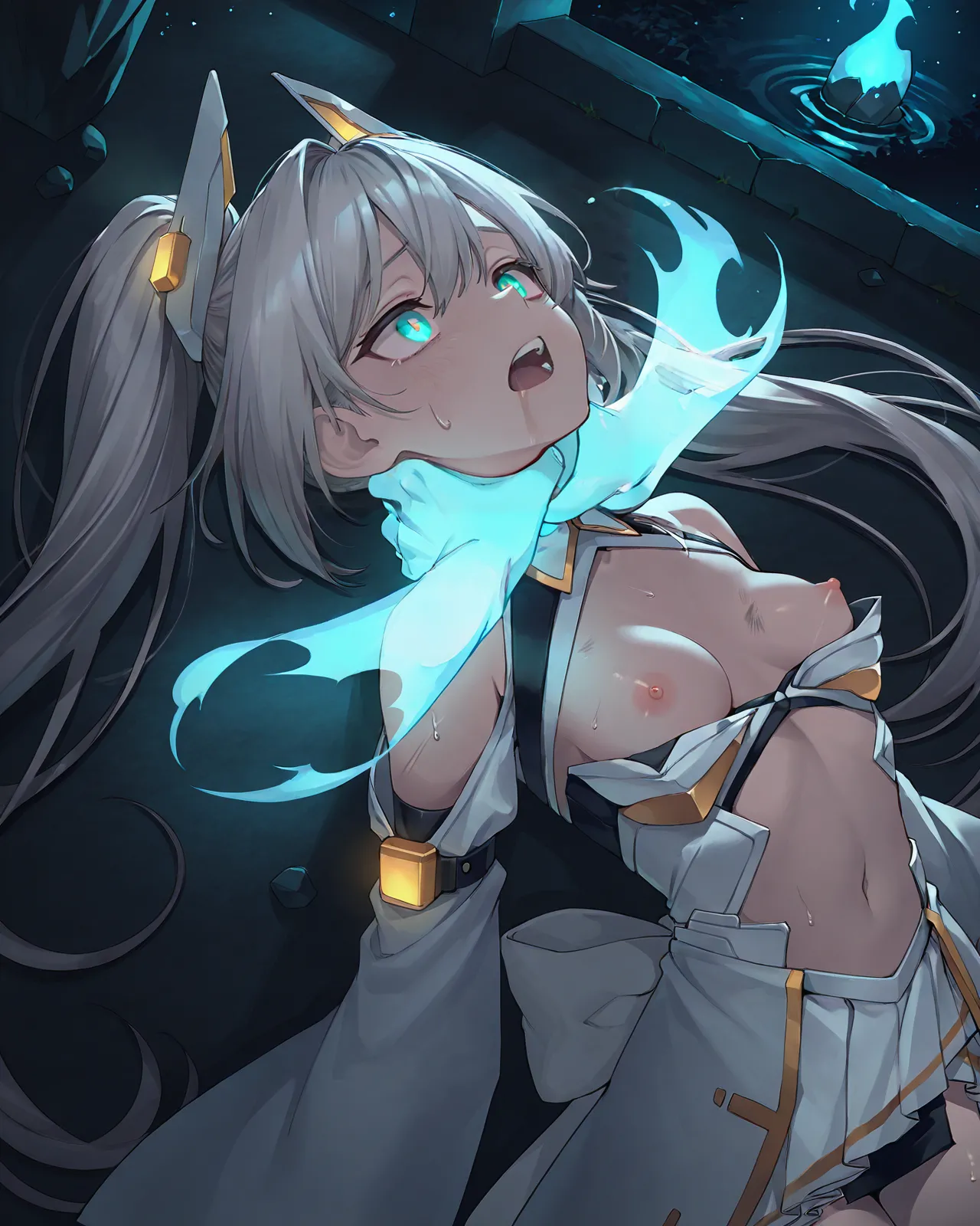 FinaAI Illustration Henshin Hiroin wa Haiboku o Shiranai Hazudatta Vol.01 - Image 97