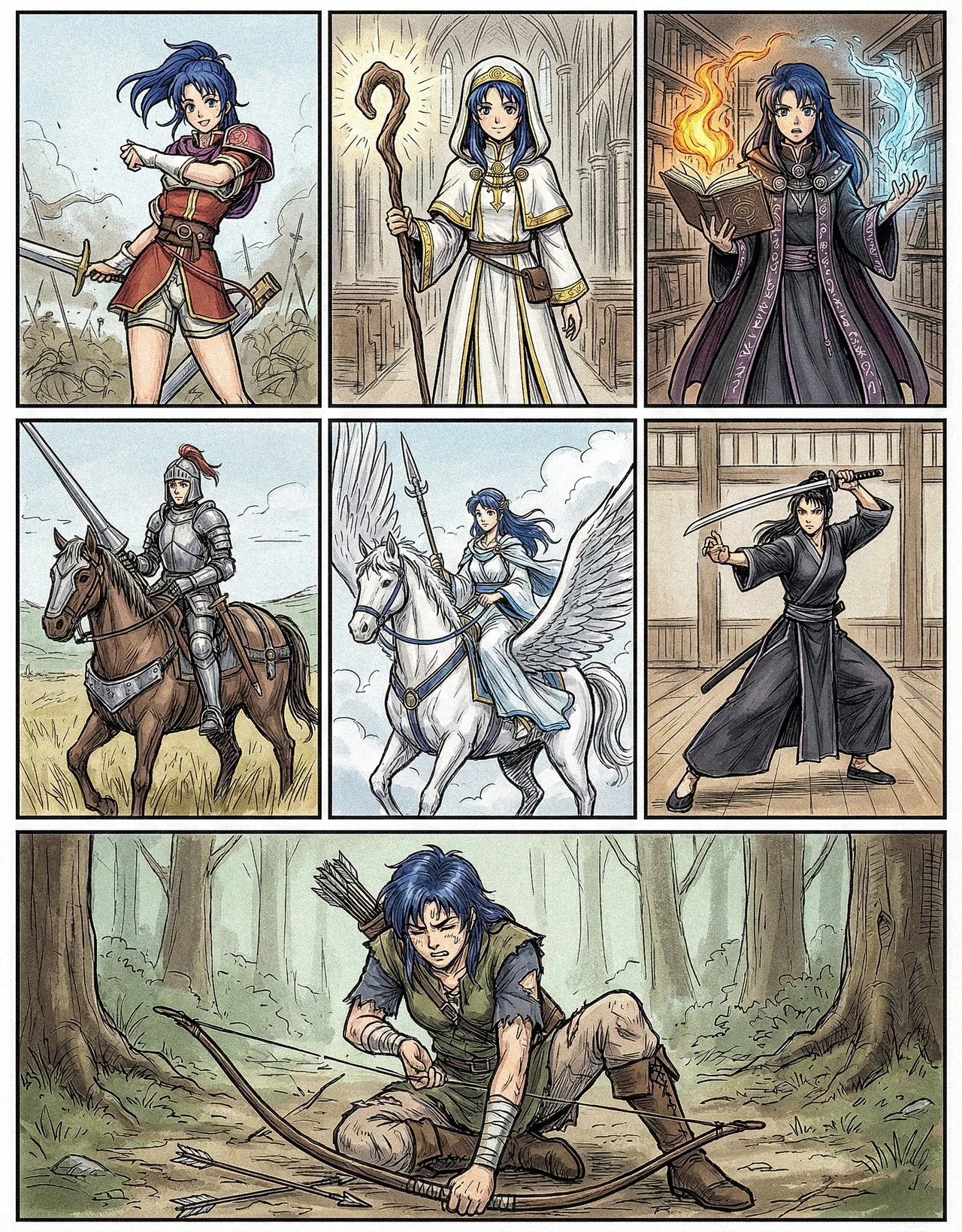 Fire Emblem 12 - Illustrated Support Convos - Image 1