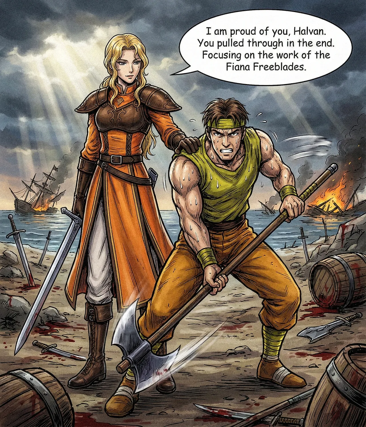 Fire Emblem 5 - Illustrated Support Convos - Image 10