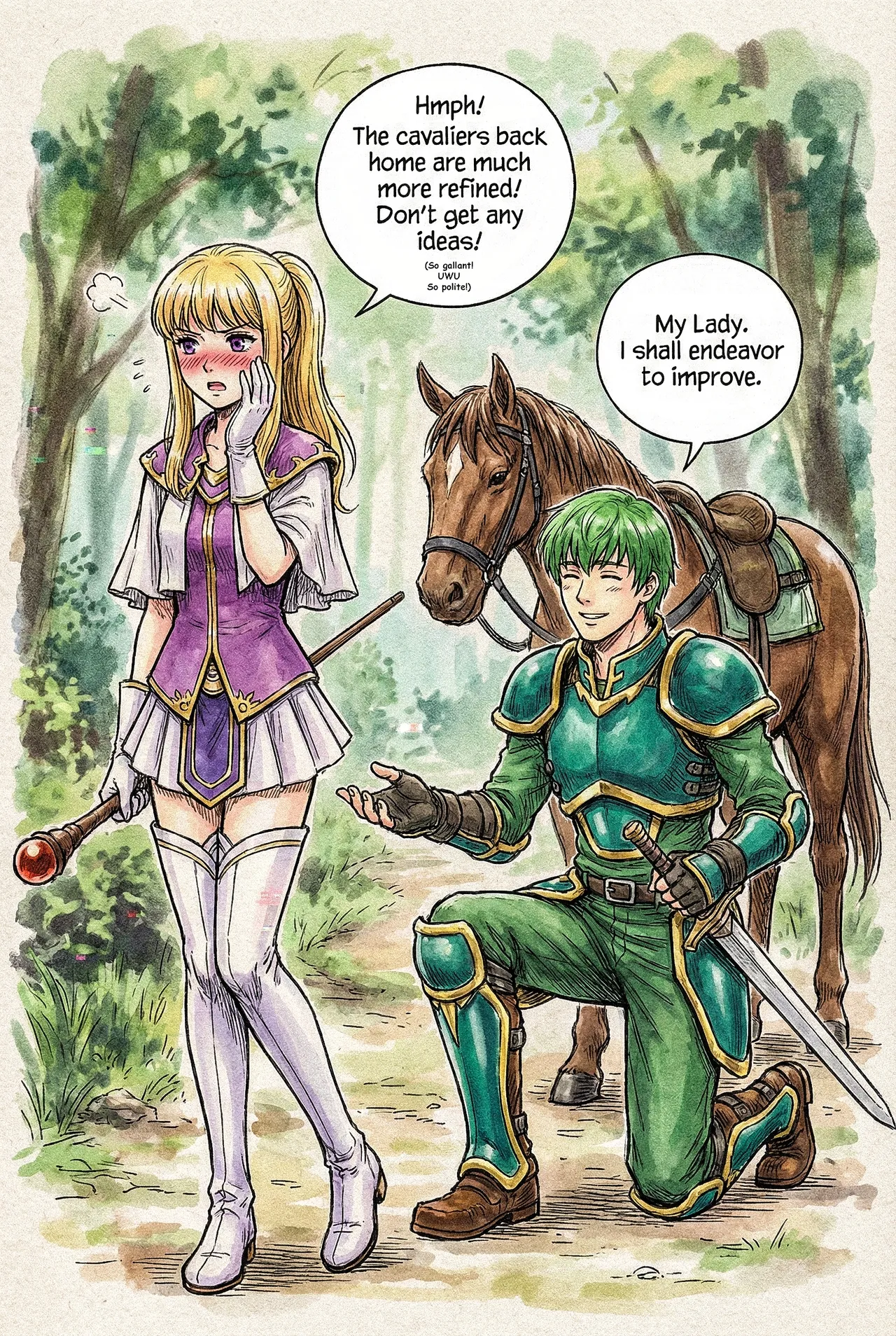 Fire Emblem 6 - Illustrated Support Convos - Image 20