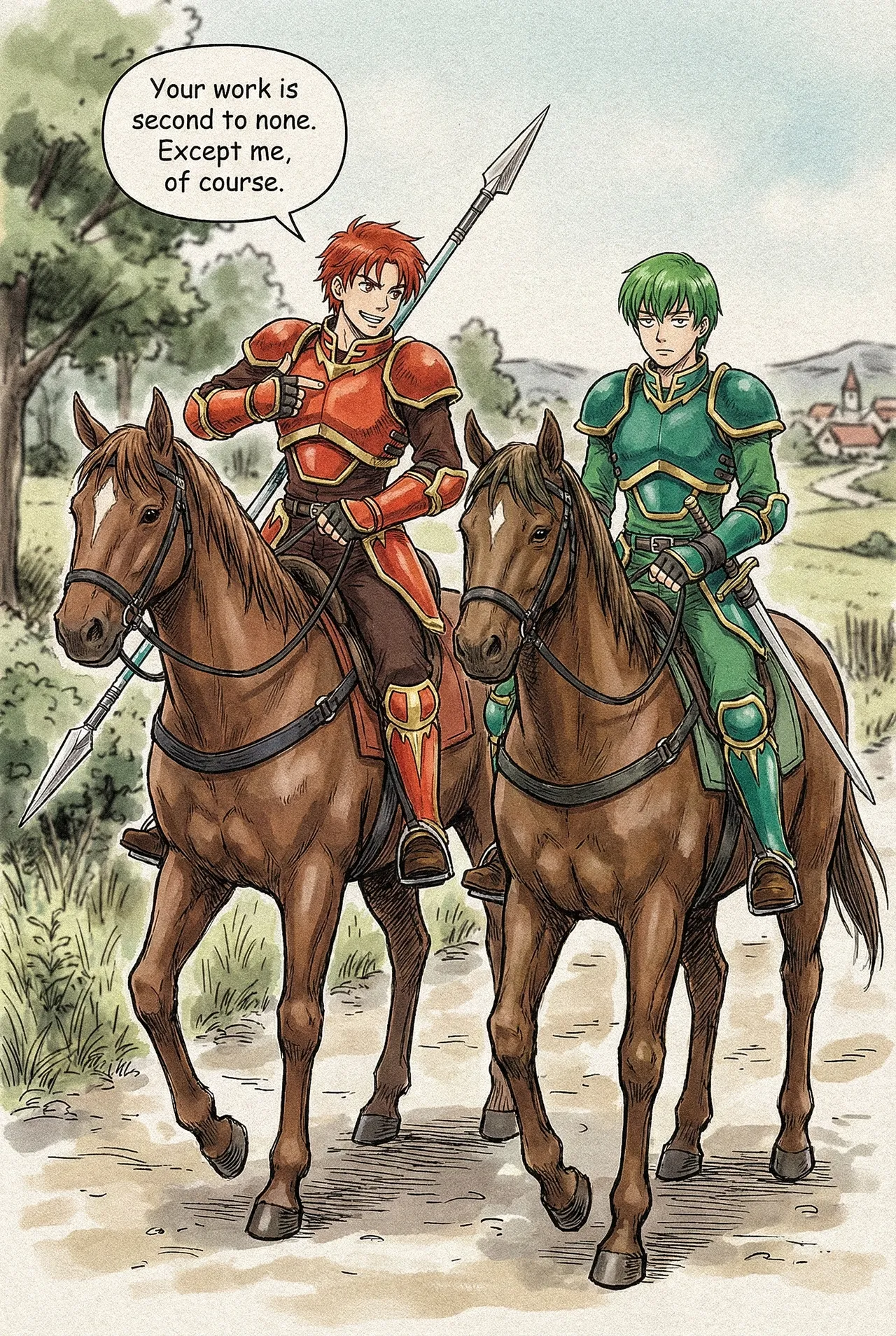 Fire Emblem 6 - Illustrated Support Convos - Image 24