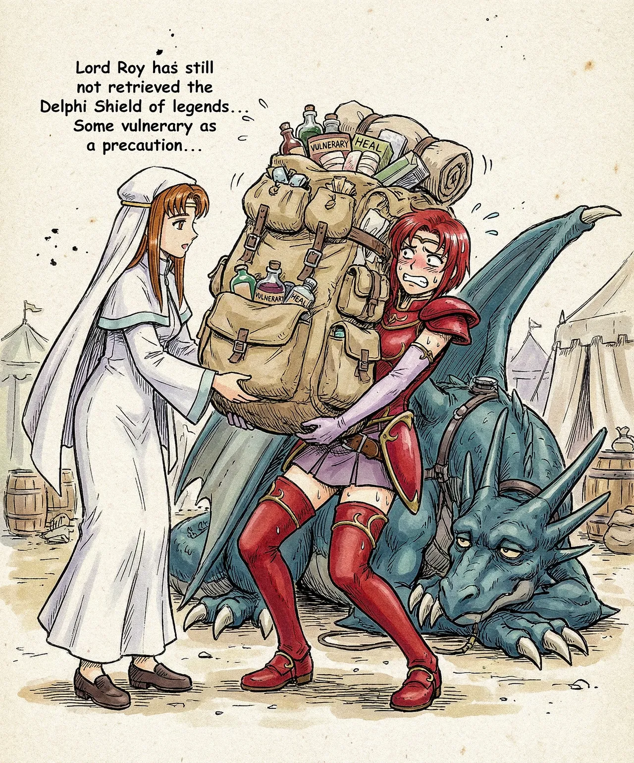 Fire Emblem 6 - Illustrated Support Convos - Image 36