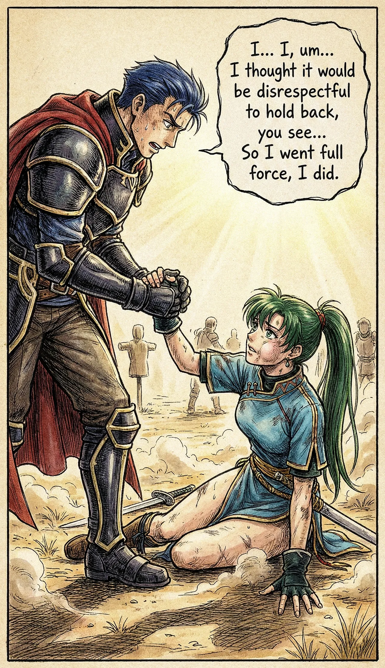 Fire Emblem 7 - Illustrated Support Convos - Image 11
