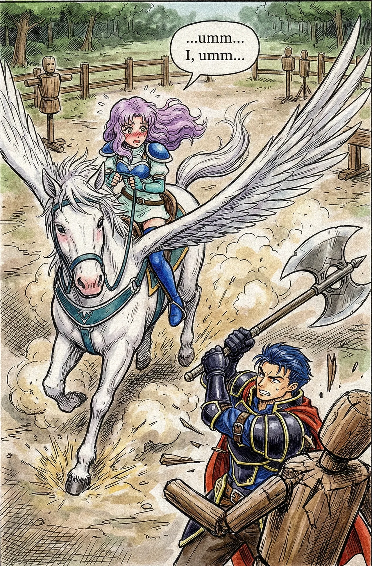 Fire Emblem 7 - Illustrated Support Convos - Image 16