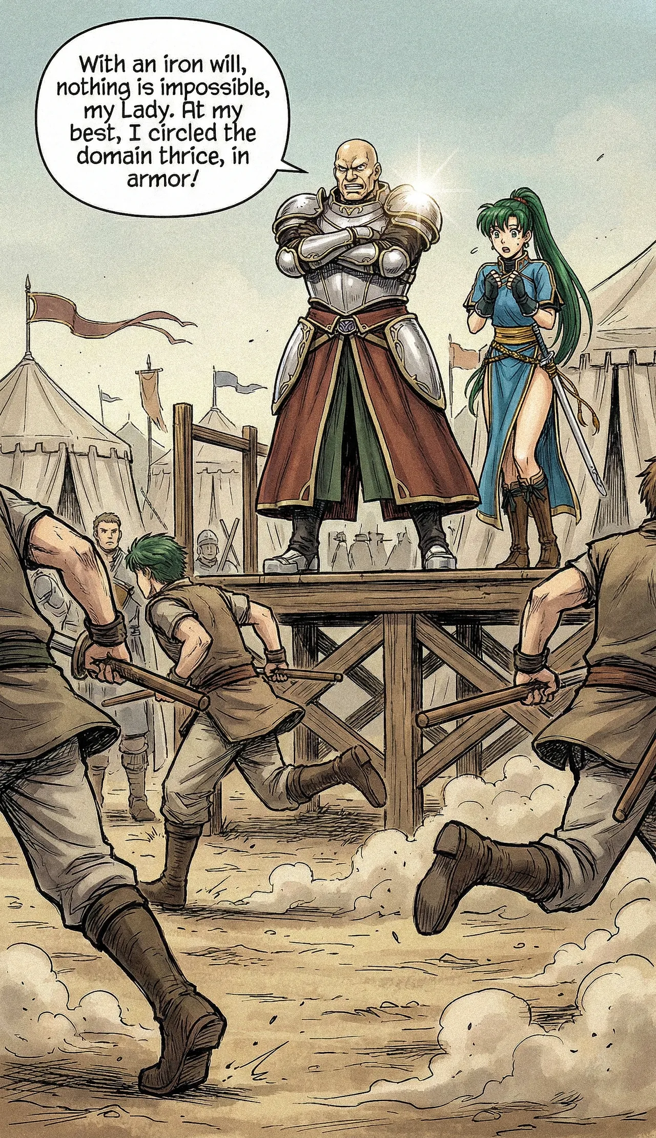 Fire Emblem 7 - Illustrated Support Convos - Image 22