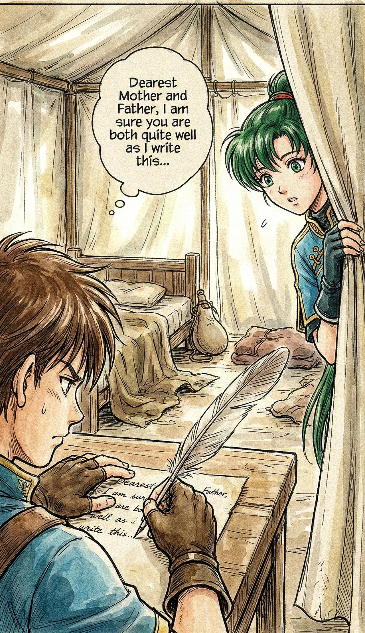 Fire Emblem 7 - Illustrated Support Convos - Image 23