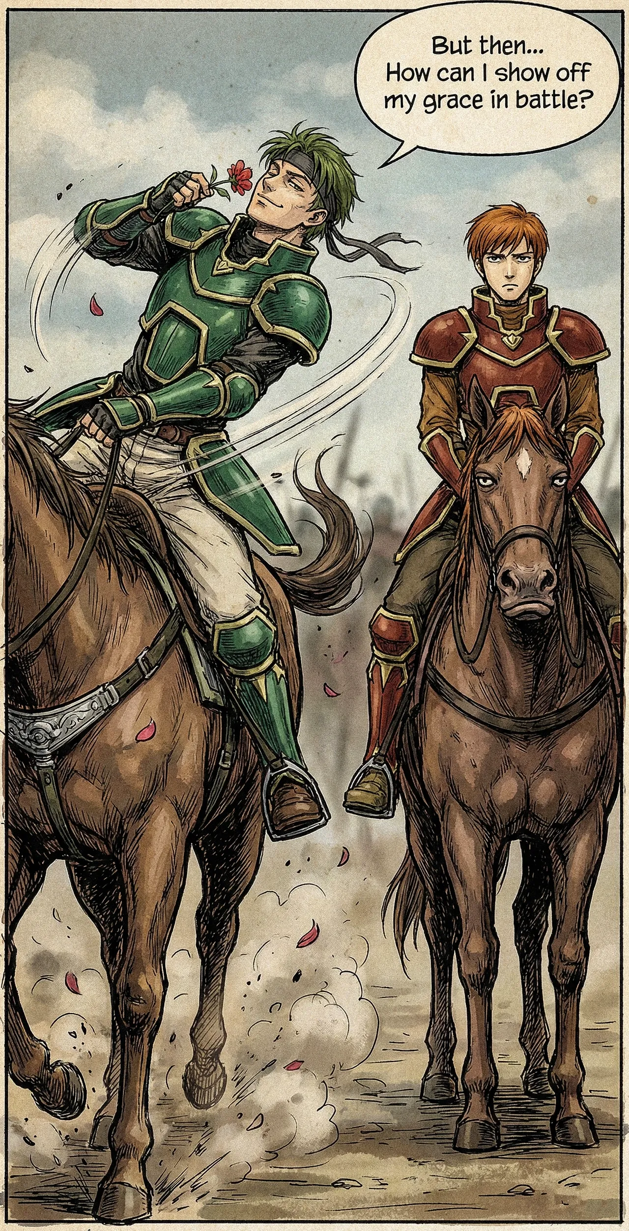 Fire Emblem 7 - Illustrated Support Convos - Image 35