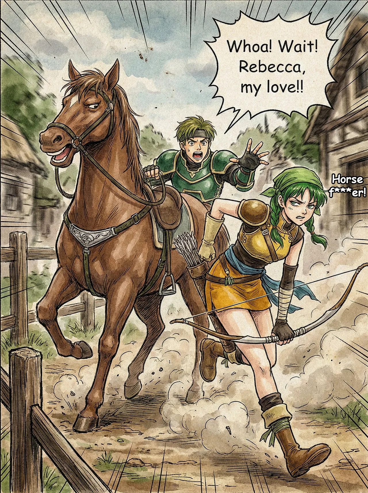 Fire Emblem 7 - Illustrated Support Convos - Image 37