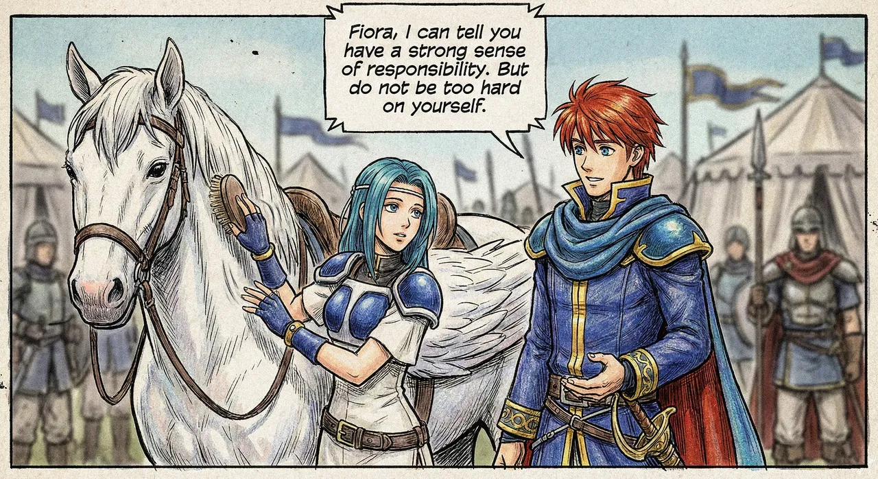 Fire Emblem 7 - Illustrated Support Convos - Image 6