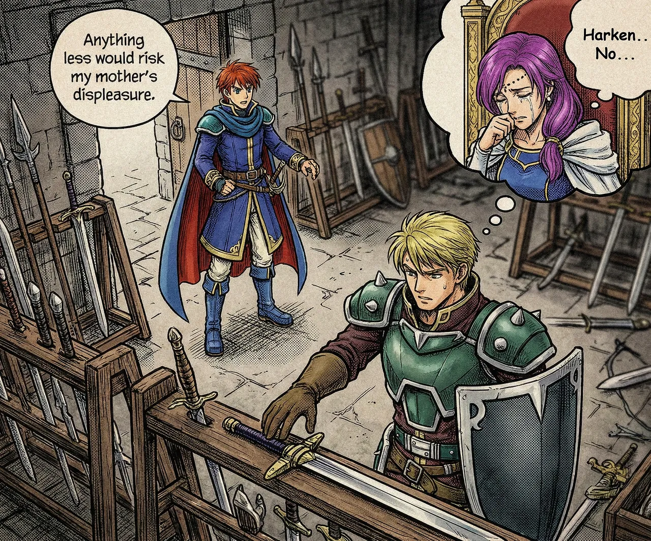 Fire Emblem 7 - Illustrated Support Convos - Image 7