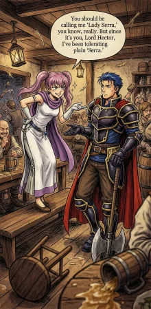 Fire Emblem 7 - Illustrated Support Convos - Page 13