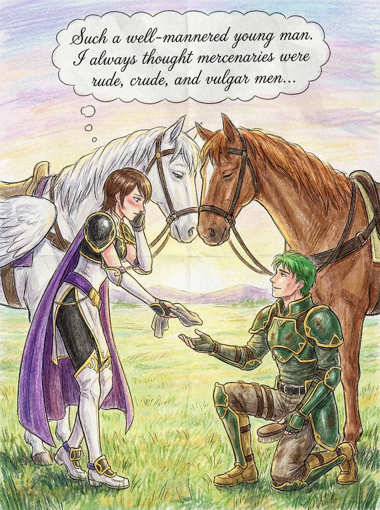 Fire Emblem 9 - Illustrated Support Convos - Image 19