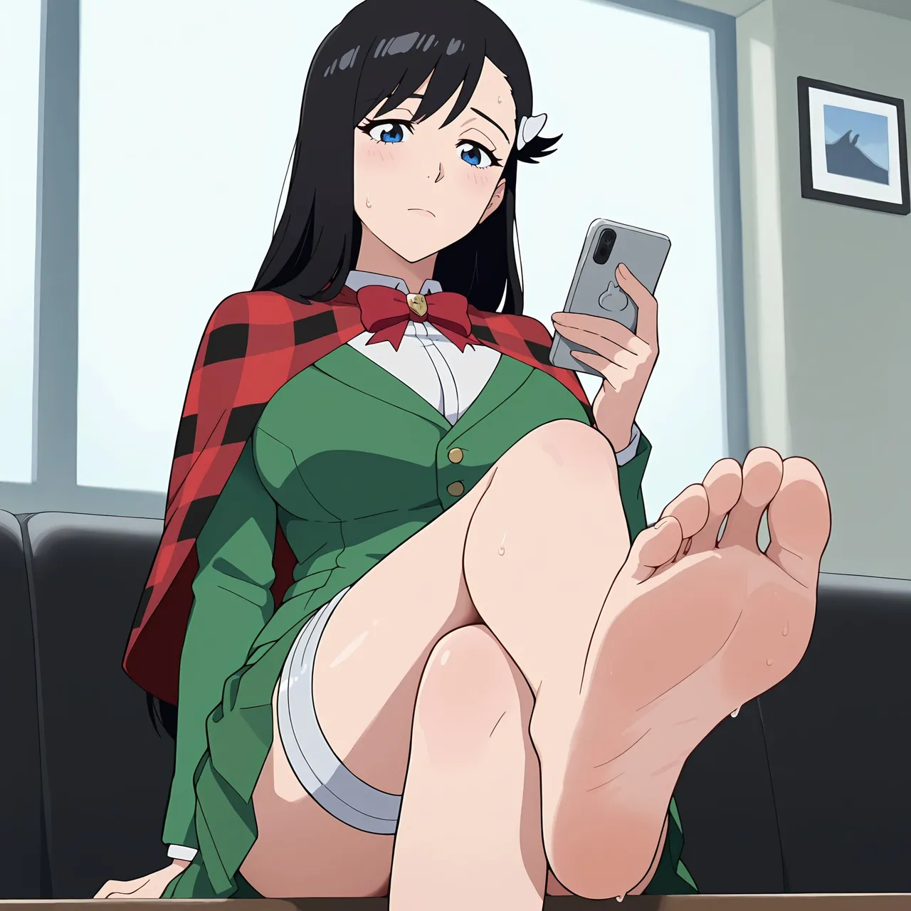 FLFeet Noel on her phone - Image 11