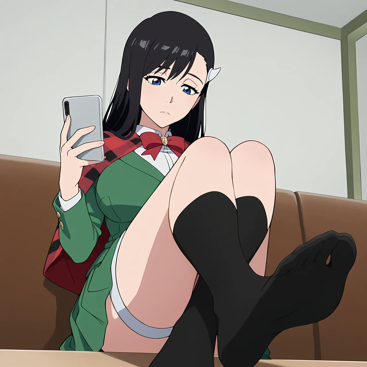 FLFeet Noel on her phone - Image 2