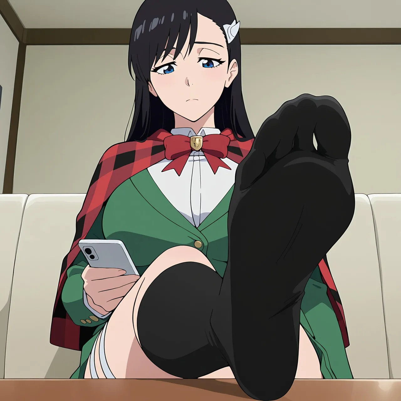 FLFeet Noel on her phone - Image 6