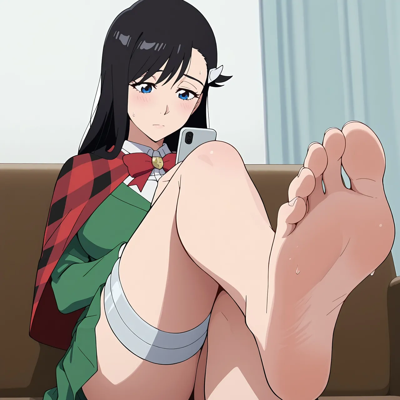 FLFeet Noel on her phone - Image 8