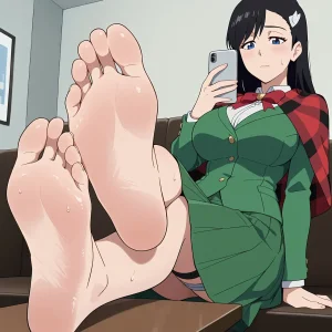 FLFeet Noel on her phone - Page 10