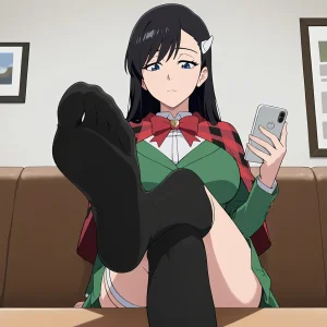 FLFeet Noel on her phone - Page 4