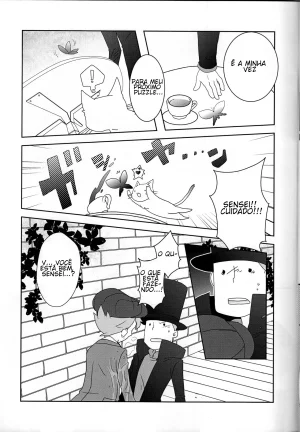 Freeplay Reina, Yashiyo Barairo seishun teiden-ki Professor Layton Portuguese - Page 14