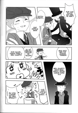 Freeplay Reina, Yashiyo Barairo seishun teiden-ki Professor Layton Portuguese - Page 15
