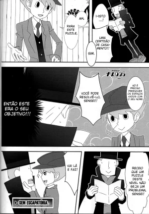 Freeplay Reina, Yashiyo Barairo seishun teiden-ki Professor Layton Portuguese - Page 21