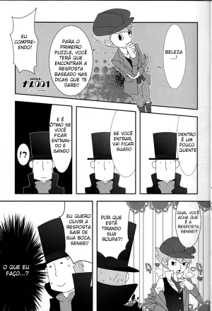 Freeplay Reina, Yashiyo Barairo seishun teiden-ki Professor Layton Portuguese - Page 8