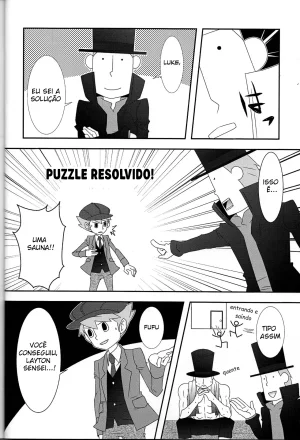 Freeplay Reina, Yashiyo Barairo seishun teiden-ki Professor Layton Portuguese - Page 9