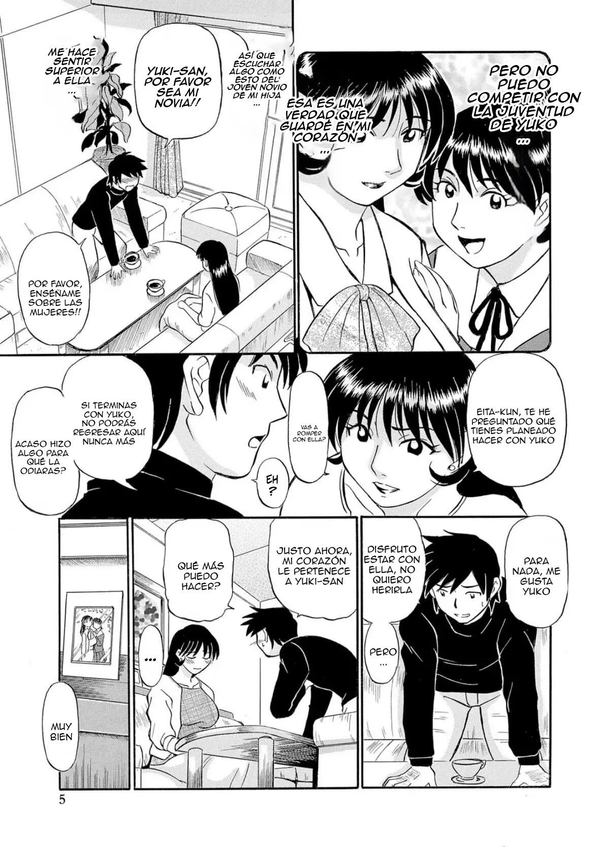 Fujisawa Tatsurou Mi apasionada relación con la madre de mi novia Hitozuma Hamegurui Spanish Anything - Image 5