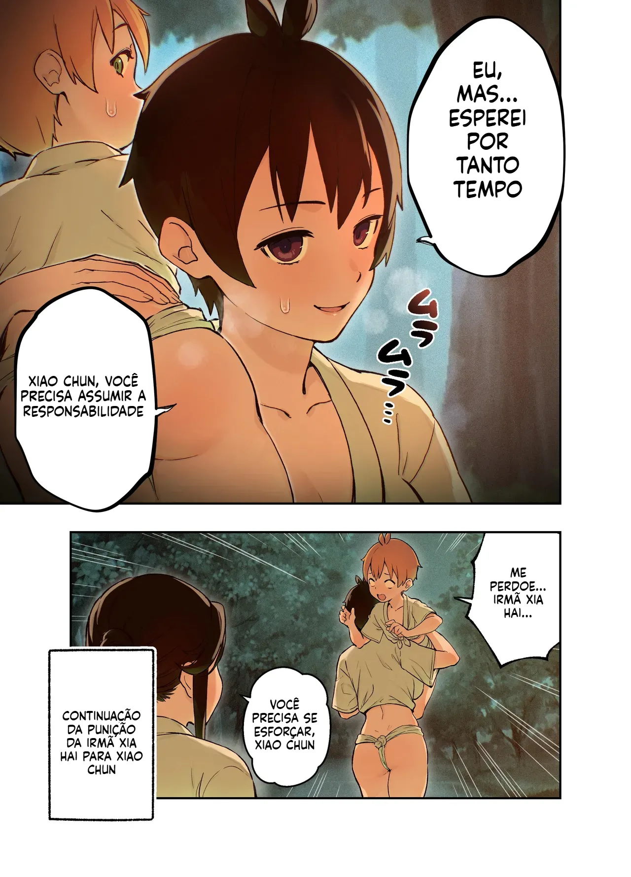 Full Pon Twintail Omochi Nabe Inaka no Shinseki to H o suru Hanashi -Akino Hen- Portuguese-BR - Image 26