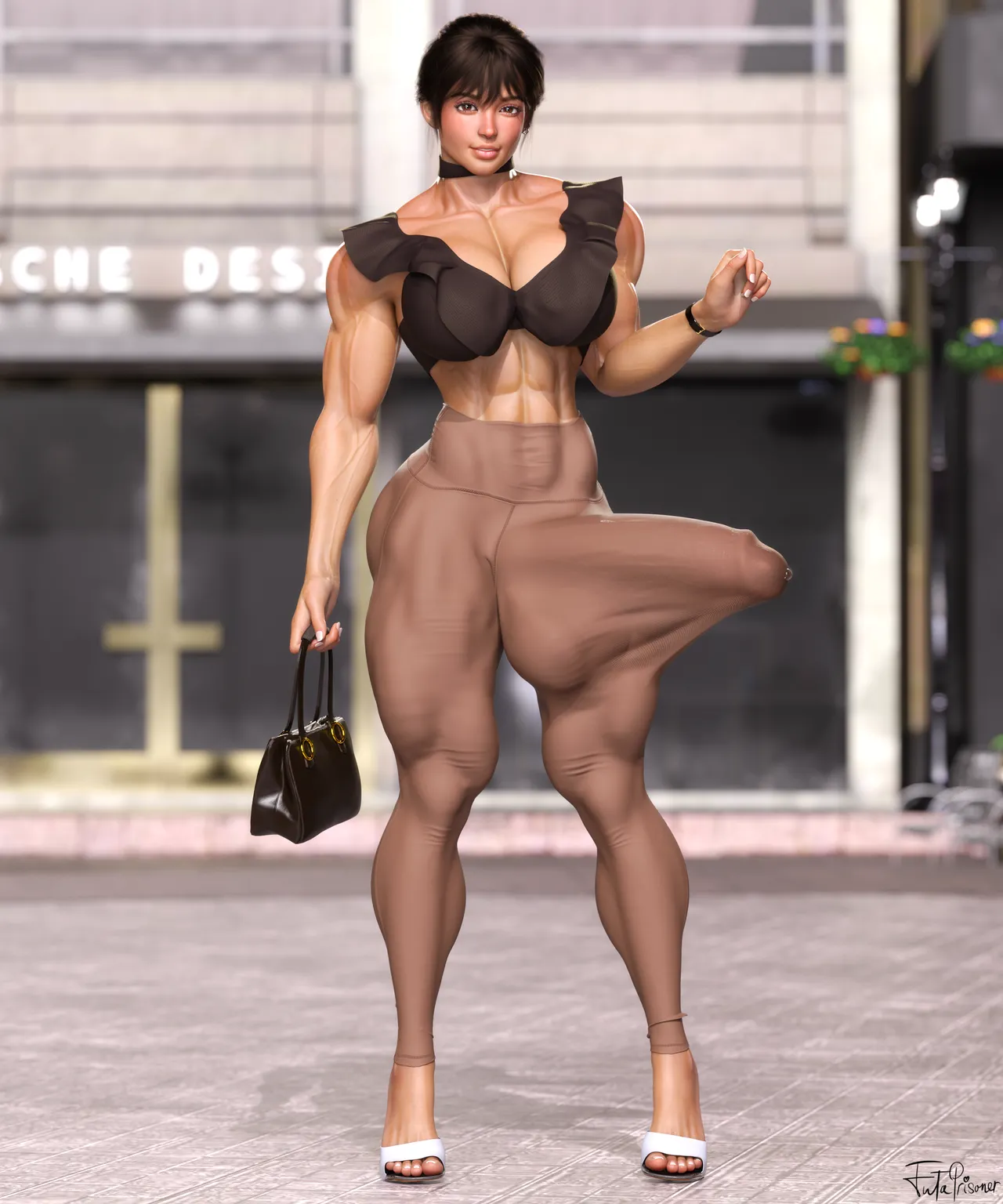 FutaPrisoner 3D Muscle Pinups and Comics - Image 115
