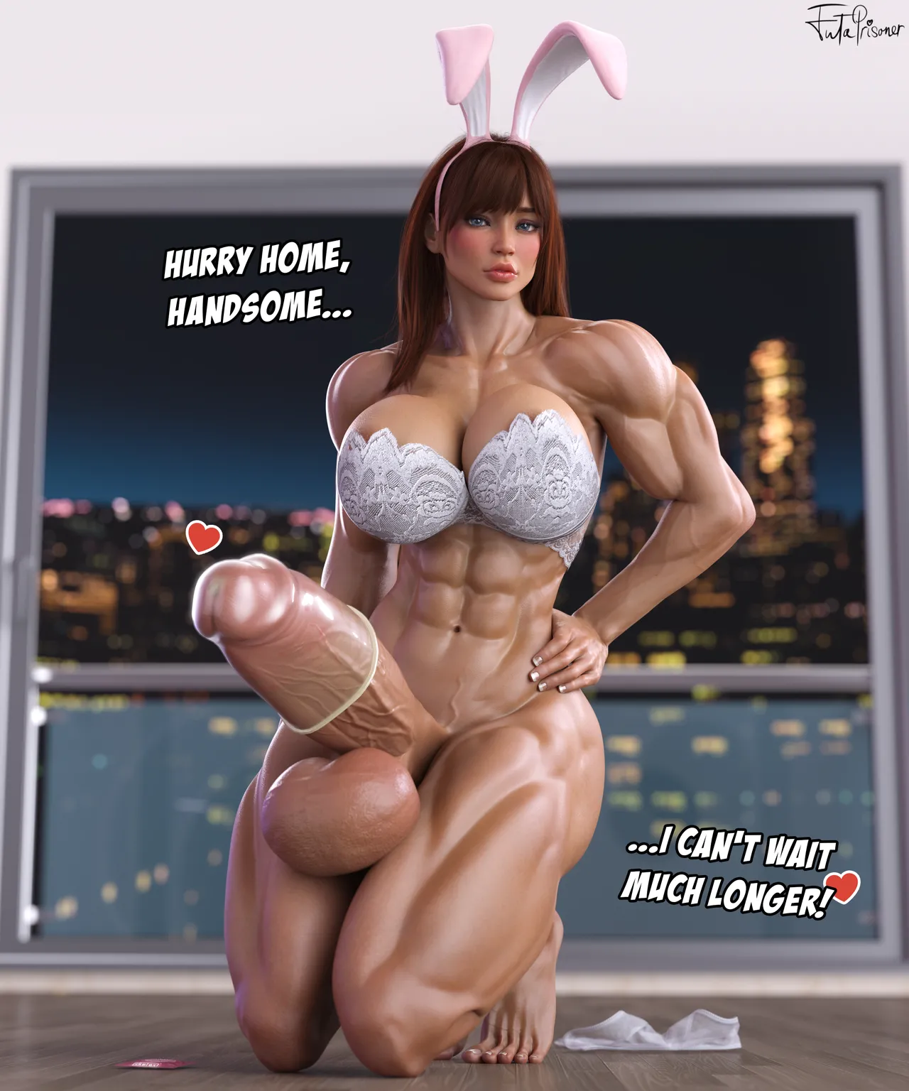 FutaPrisoner 3D Muscle Pinups and Comics - Image 153