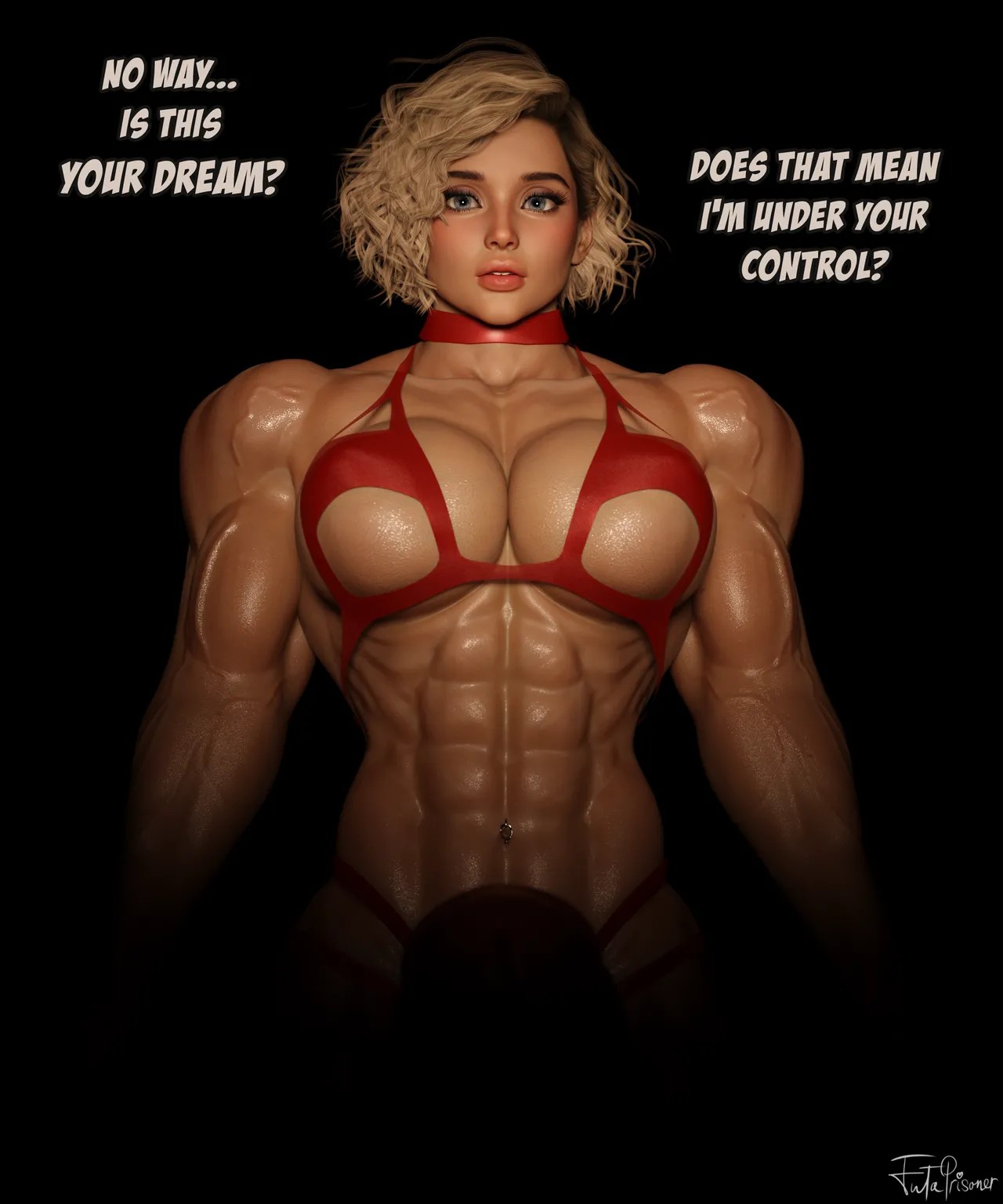 FutaPrisoner 3D Muscle Pinups and Comics - Image 193