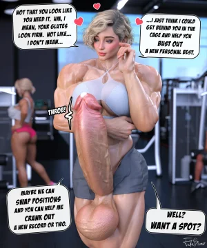 FutaPrisoner 3D Muscle Pinups and Comics - Page 60