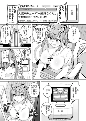Fuzuii Undou Fuzui Bakunyuu-kei Vtuber Saku-tan Jitaku Kankin Yuuki Sakuna Digital - Page 5