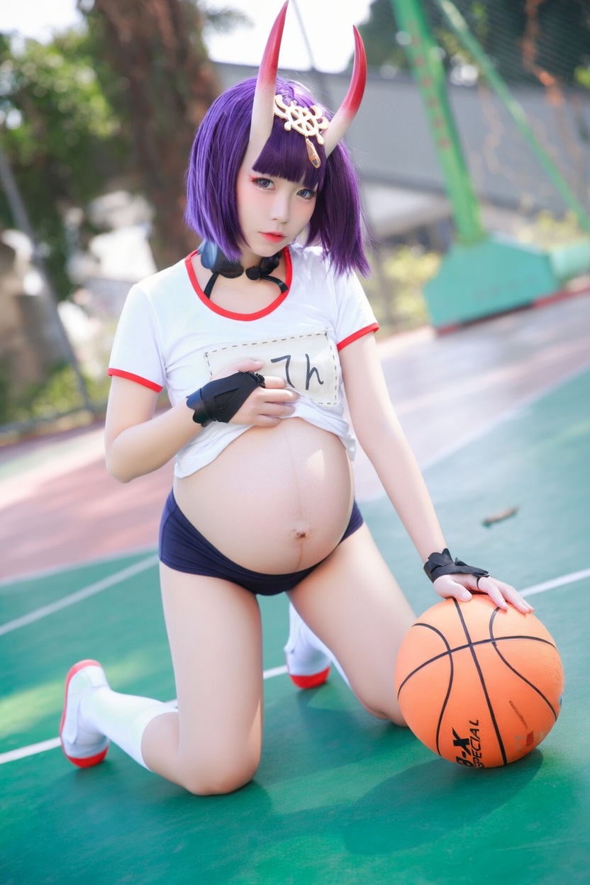 G44不會受傷 NO.029-Shuten Douji-Cosplayer pregnant - Image 1