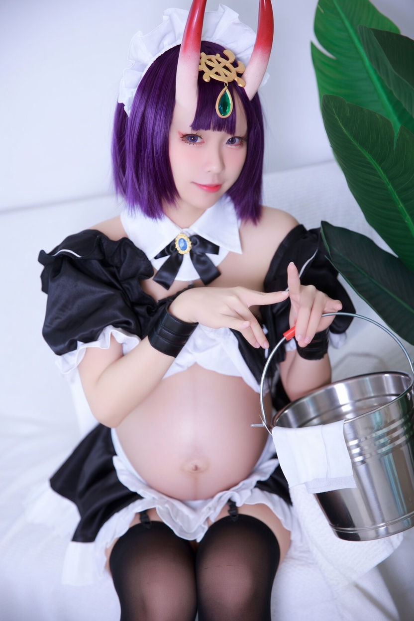 G44不會受傷 Shuten Douji-maid-Cosplayer pregnant - Image 4