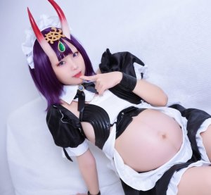 G44不會受傷 Shuten Douji-maid-Cosplayer pregnant - Page 5