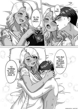 GABUGABU GABURI Boshi Katei no Musuko wa Gal Mama e no Kanjou o Kojiraseteiru Spanish MTL Digital - Page 36