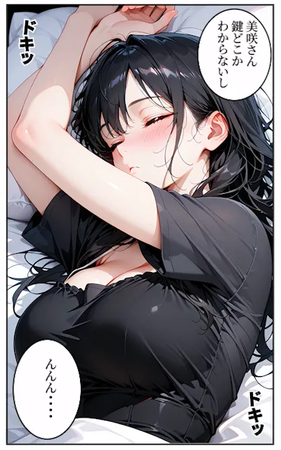 あやまちの果実 酔いつぶれた隣人妻の巨乳に理性崩壊して寝ている間に中出し - Image 5