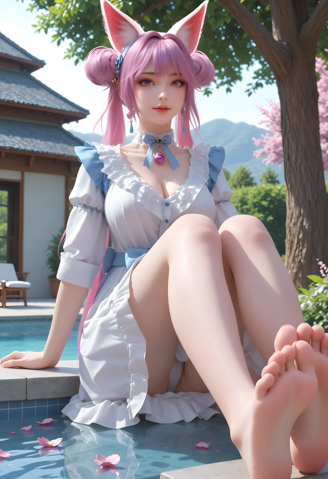 氪金玩家-女仆小狸壁纸 - Image 7