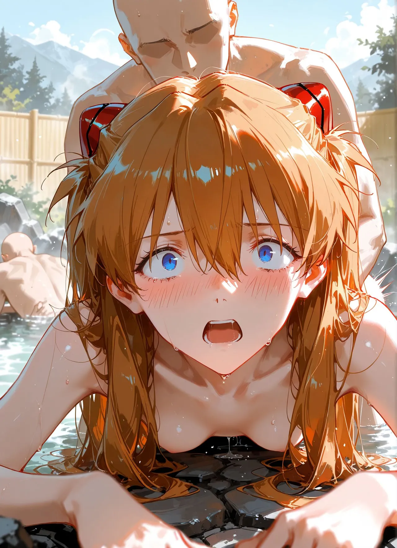 星柱力 アスカ男湯に挑戦 - Image 50