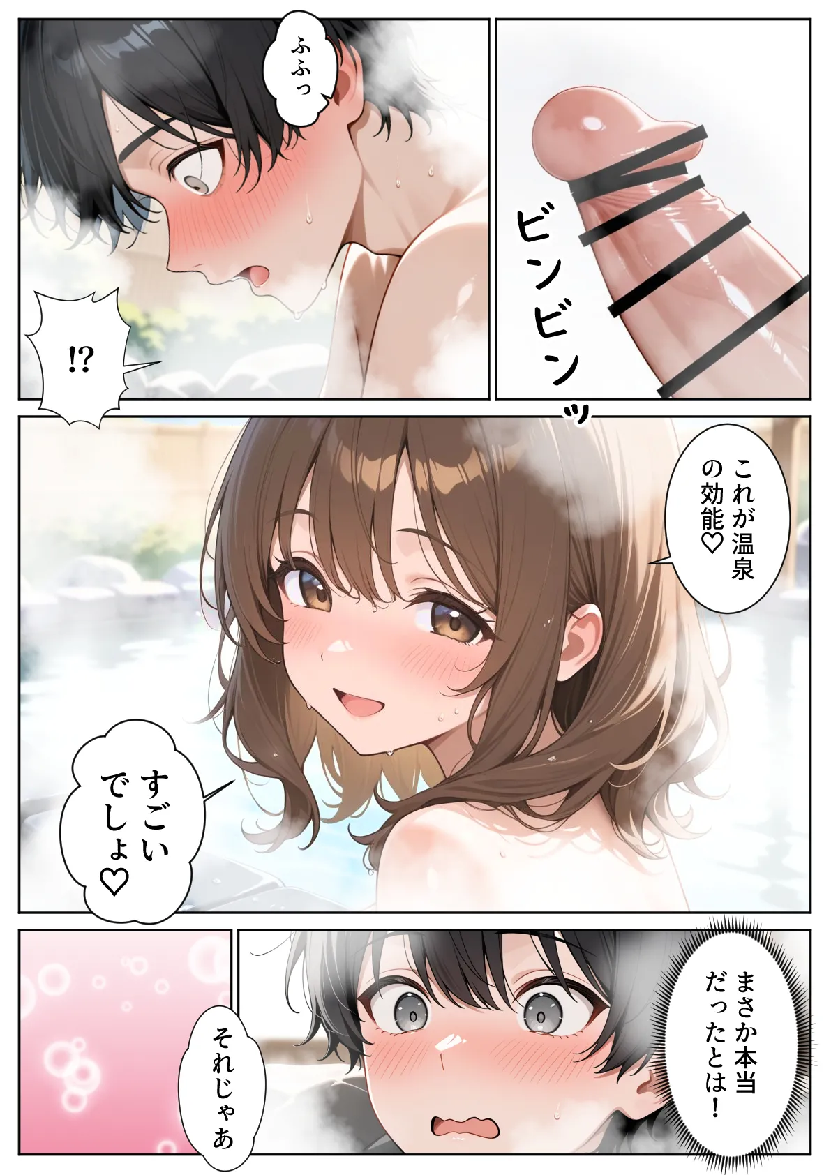ぱにぱに ゆけむり混浴温泉 田舎に転校したら混浴でハメることになった話 - Image 24