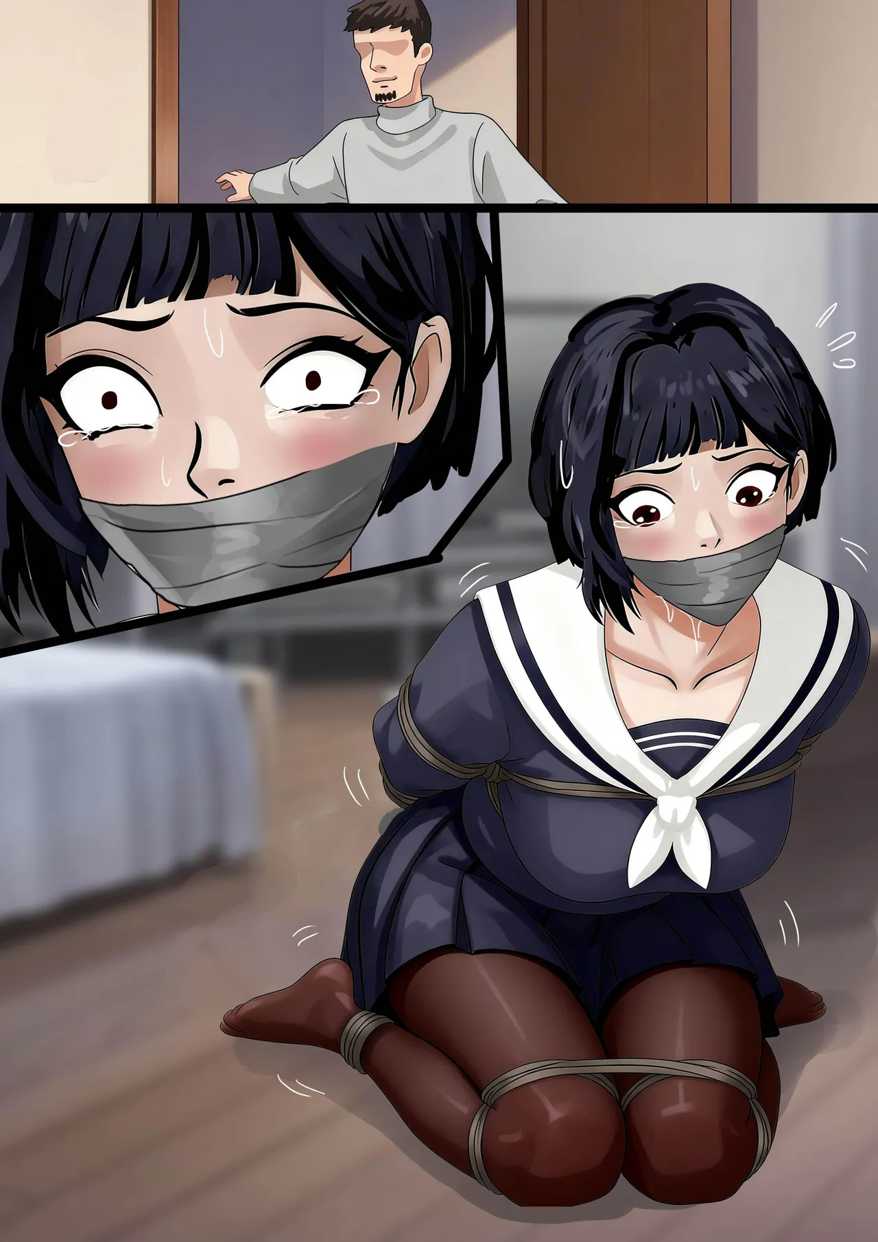 除灵少女经典的黑丝水手服美少女 - Image 20