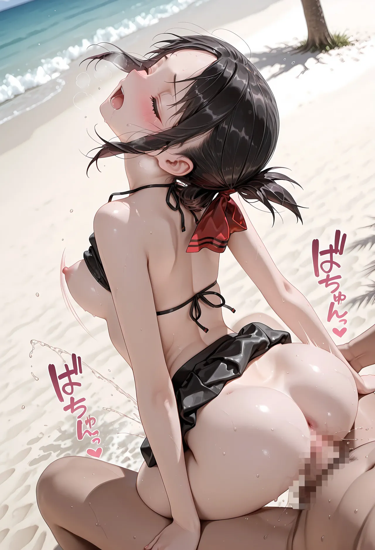 あまらぼ ビキニ美少女 四宮か〇や編青い空で催生ハメした話 かぐや様は〇らせたい - Image 179