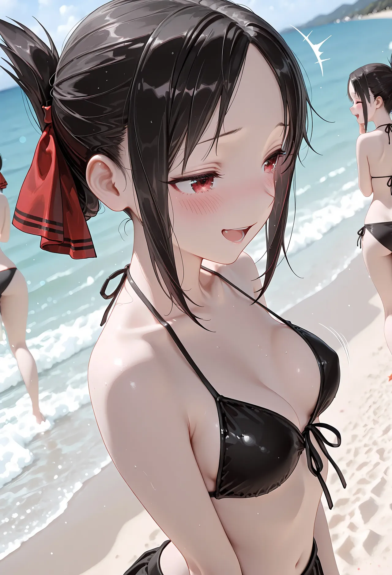 あまらぼ ビキニ美少女 四宮か〇や編青い空で催生ハメした話 かぐや様は〇らせたい - Image 2