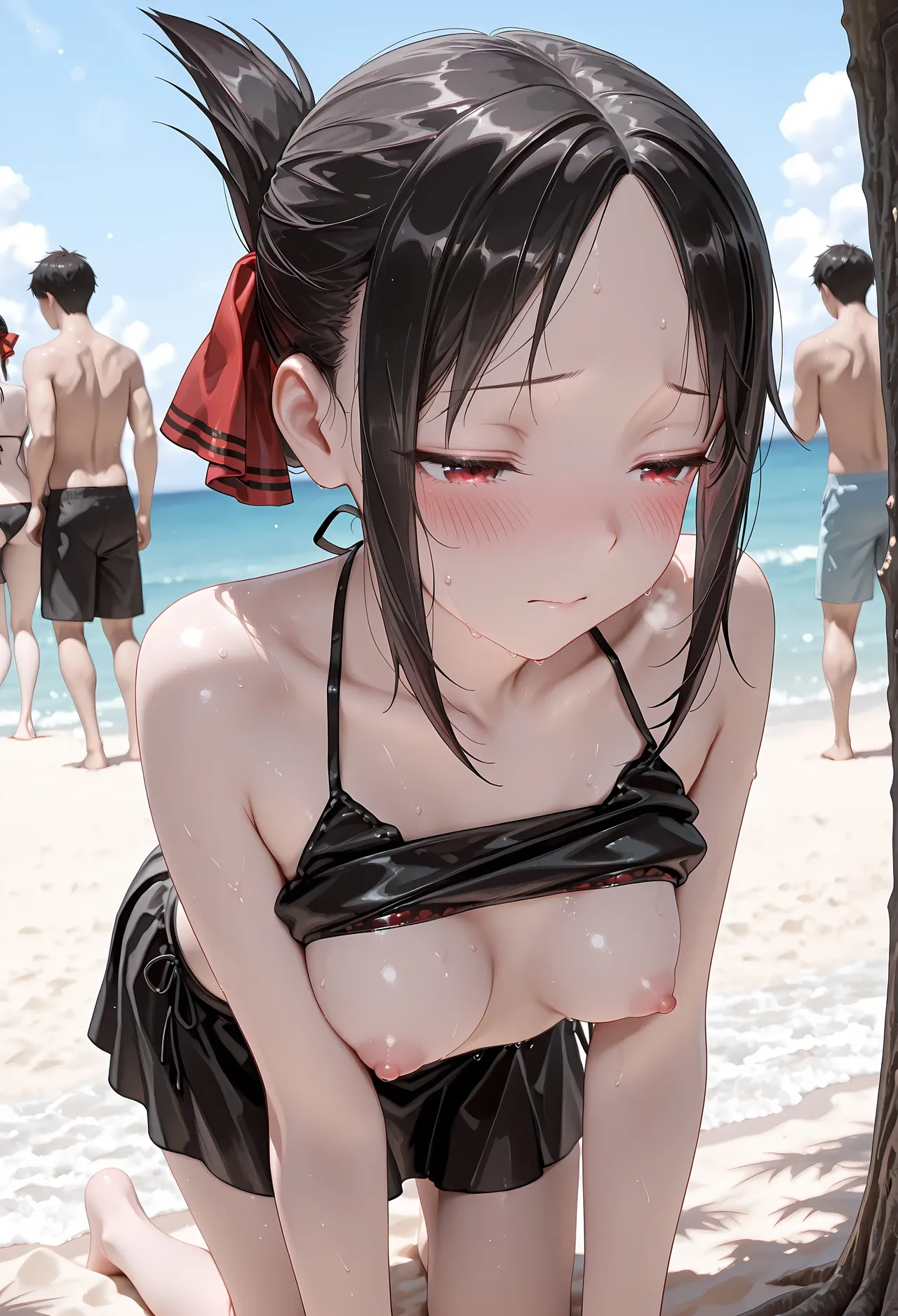 あまらぼ ビキニ美少女 四宮か〇や編青い空で催生ハメした話 かぐや様は〇らせたい - Image 20