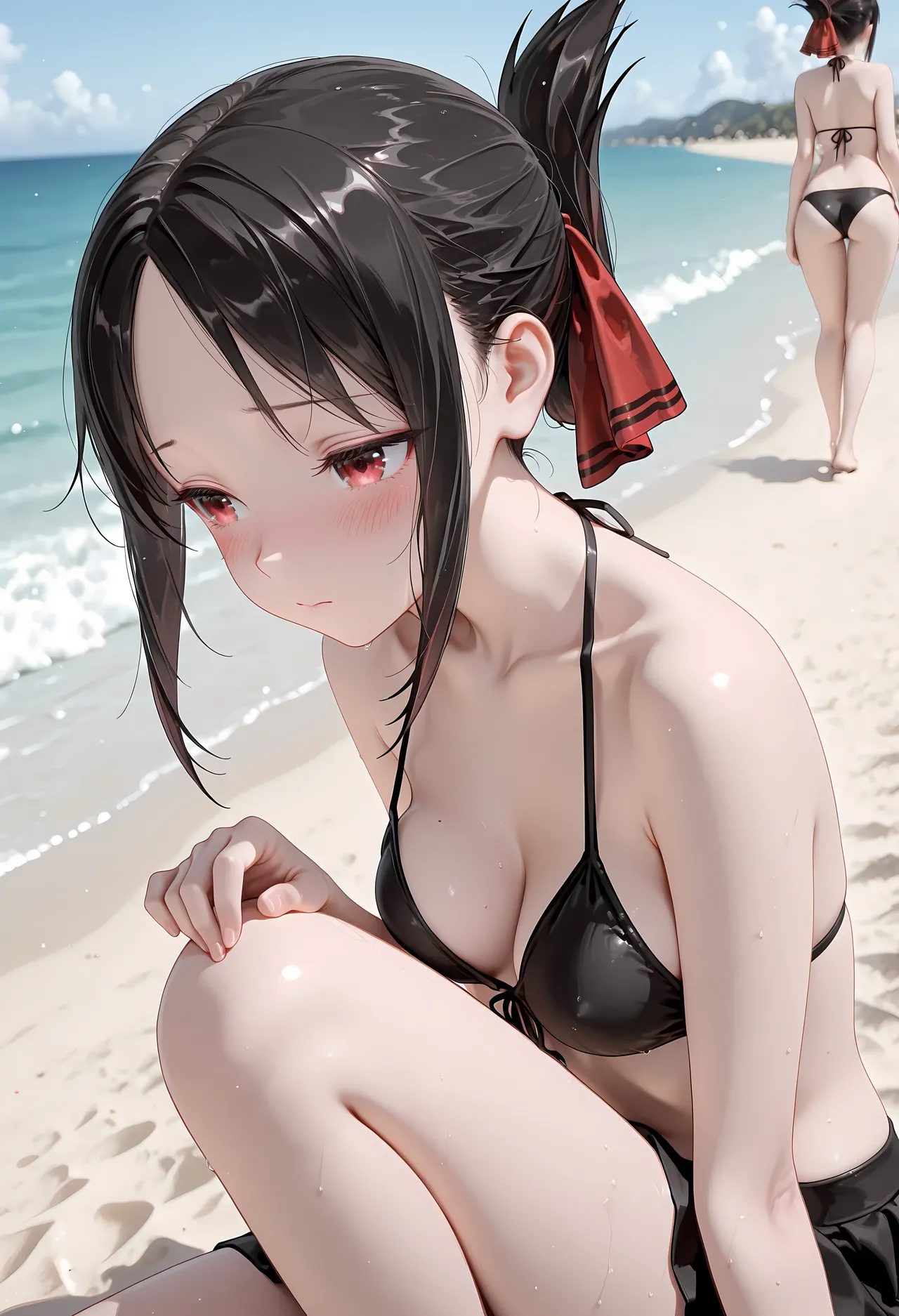 あまらぼ ビキニ美少女 四宮か〇や編青い空で催生ハメした話 かぐや様は〇らせたい - Image 4